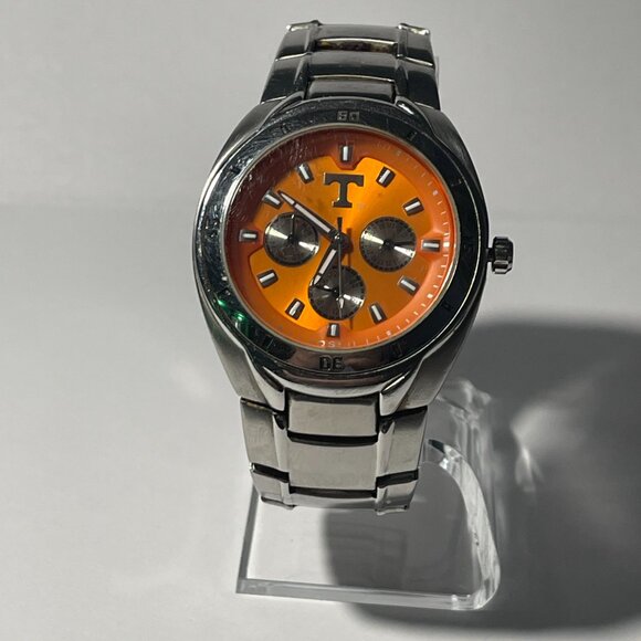 Tennessee Volunteers NCAA Stainless-Steel Chronograph Watch by Fossil NEW (RARE) - Picture 2 of 9